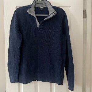 Men’s Express navy 100% cotton sweater, size M